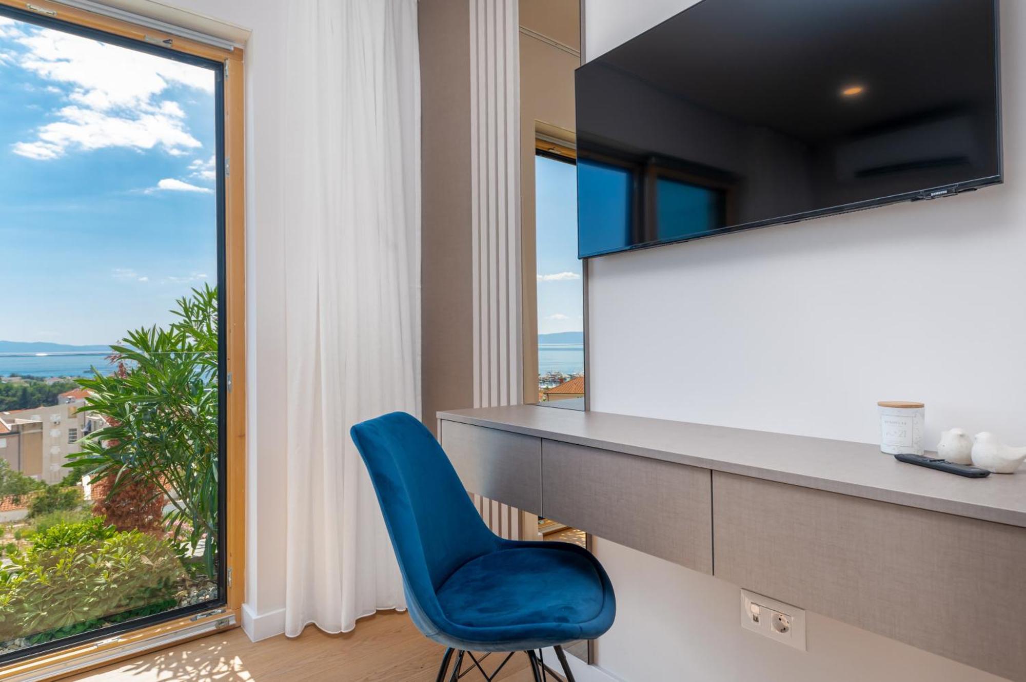 Luxury Adria Sea City & Mountain View Apartment Makarská Exteriér fotografie