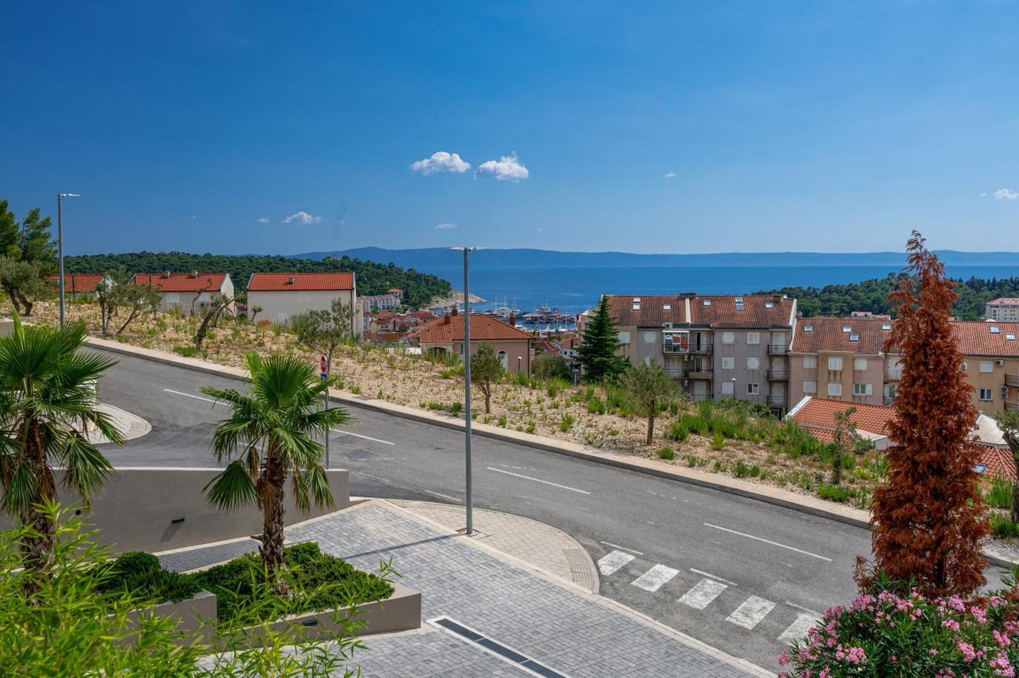 Luxury Adria Sea City & Mountain View Apartment Makarská Exteriér fotografie