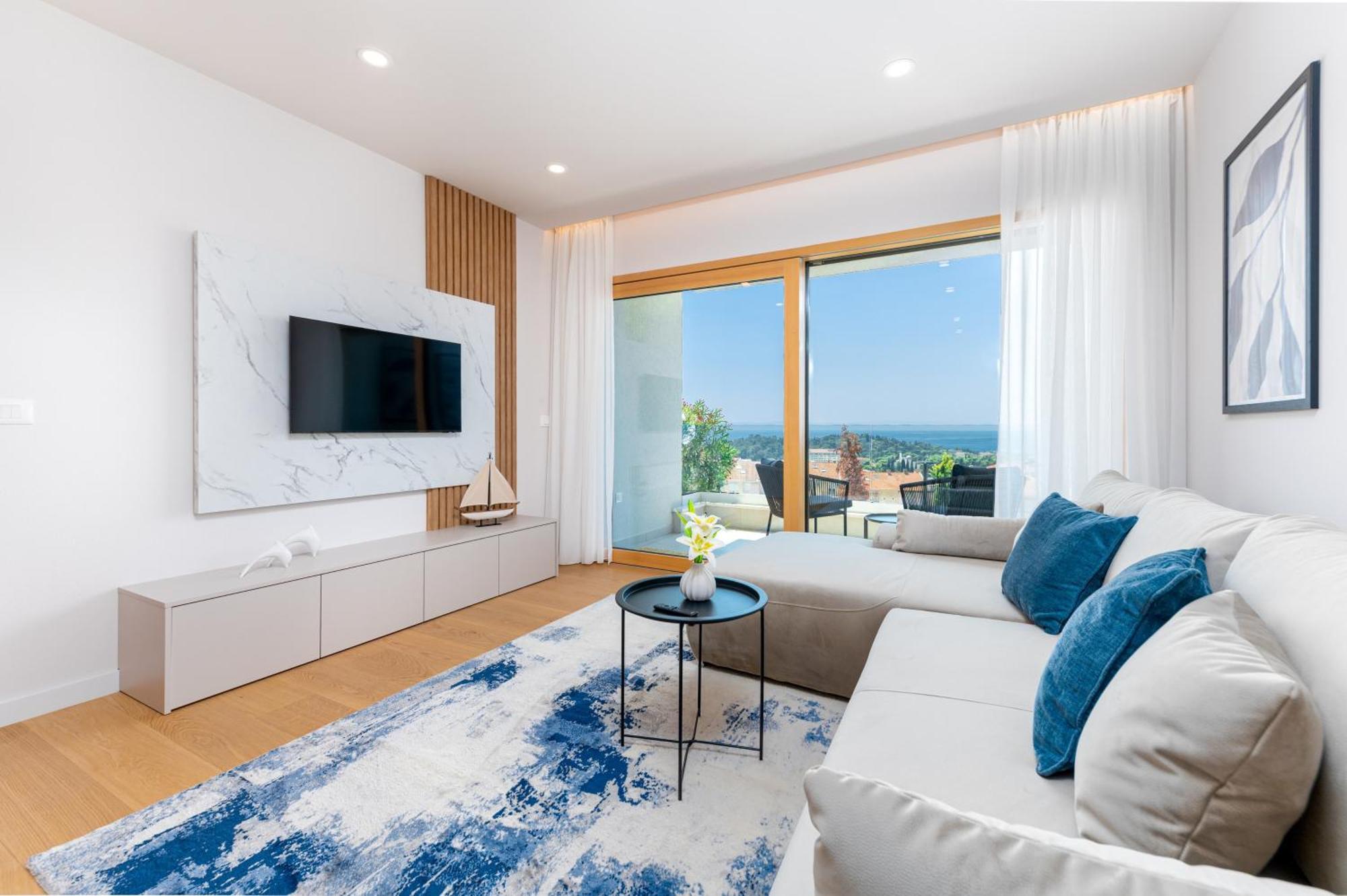 Luxury Adria Sea City & Mountain View Apartment Makarská Exteriér fotografie